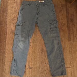 Grey cargo jeans